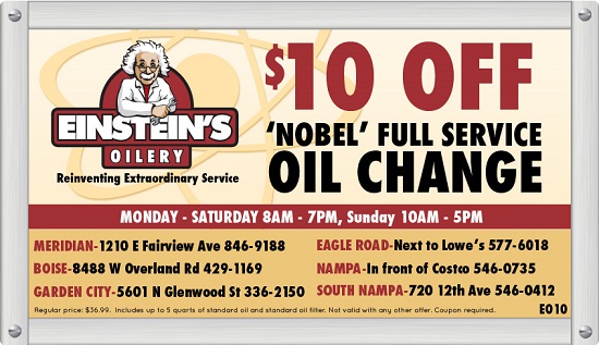 Oil Change Coupons 2015 >> Independence Day Weekend Oil Change Coupon Einstein S Oilery Oil Change Coupons 2015 >> Independence Day Weekend Oil Change Coupon Einstein S Oilery